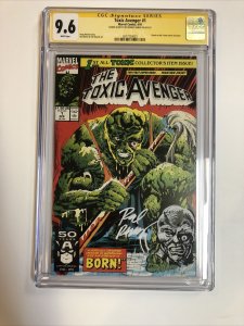 Toxic Avenger (1991) # 1 (CGC 9.6 WP) | 1st Full App Peter Dinklage New Movie