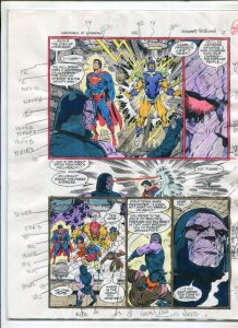 Adventures of Superman #495 p.17/24 1995 Color Guide art by Glenn Whitmore