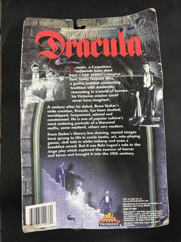Bela Lugosi as Dracula, Dracula, Sideshow, 1998 (Damaged Box)