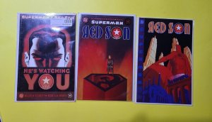 Superman Red Son # 1 2 3 Complete Set Mid To High Grade 2003