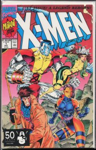 X-Men #1 Colossus and Gambit Cover (1991) X-Men [Key Issue]
