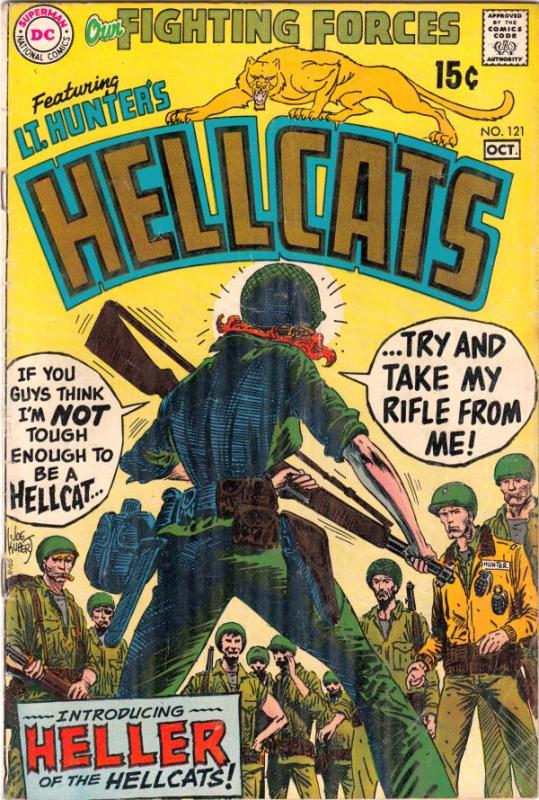 Our Fighting Forces #121 (Oct-69) FN Mid-Grade Lt. Hunter's Hellcats