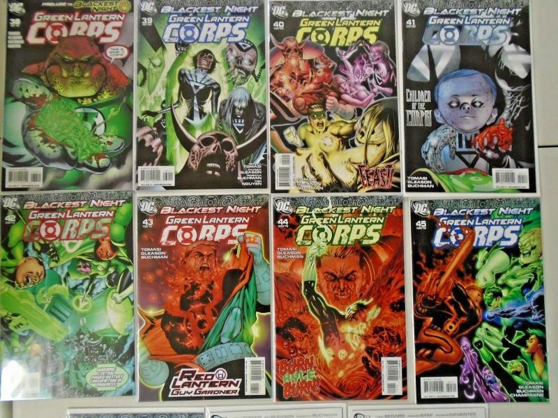 Green Lantern Corps Lot:#1-48 43 different 8.0 VF (2006-10)