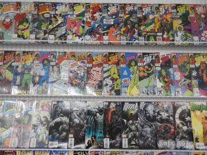 Huge Lot 180+ Comics W/ She-Hulk, Moon Knight, Excalibur+ Avg VF- Condition!!