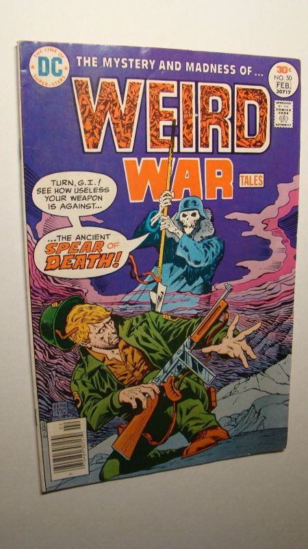 WEIRD WAR TALES 50 *SOLID COPY* 1972 KUBERT ART DC WAR