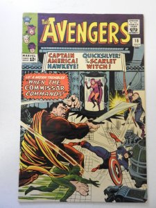 The Avengers #18 (1965) FN- Condition! tape pull bc