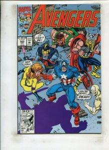AVENGERS #343 (9.2) FIRST NIGHT!! 1992