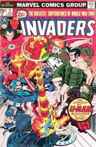 Invaders #4 VG ; Marvel | low grade comic Jack Kirby