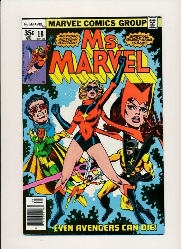 MS. Marvel #1-18 Straight Run, Original Series See list for grades! (PF653B) 