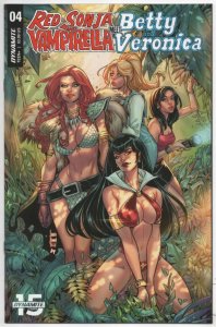 RED SONJA VAMPIRELLA meet BETTY VERONICA #4 C, NM, She-Devil, 2019 Braga 