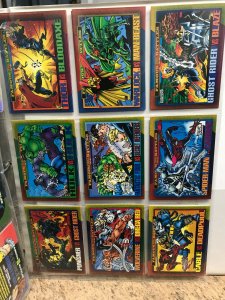 1993 MARVEL SKYBOX TRADING CARDS 400+ CARD HOLDER DEATHLOK MOONKNIGHT 1-180