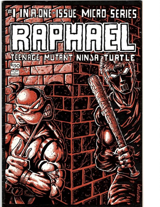 Raphael Micro Series # 1 VF Mirage Studios Comic Book 1st Casey Jones KEY RM1