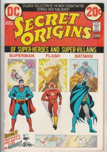 Secret Origins #1 (Mar-73) NM- High-Grade Superman, Batman, Flash