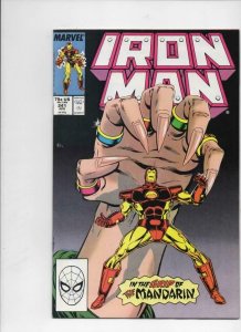 IRON MAN #241, VF/NM Tony Stark, Mandarin, 1968 1989, more IM in store, Marvel