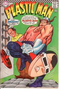 PLASTIC MAN 5 F-VF  August 1967 COMICS BOOK