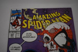 The Amazing Spider-Man #347 (1991) Classic Venom Cover VF+ 8.5 Comic Book