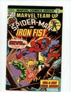 Marvel Team Up #31 - Spiderman And Iron Fist! (5.0) 1975