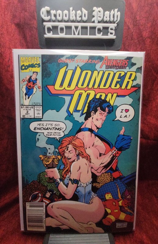 Wonder Man #2 Newsstand Edition (1991)