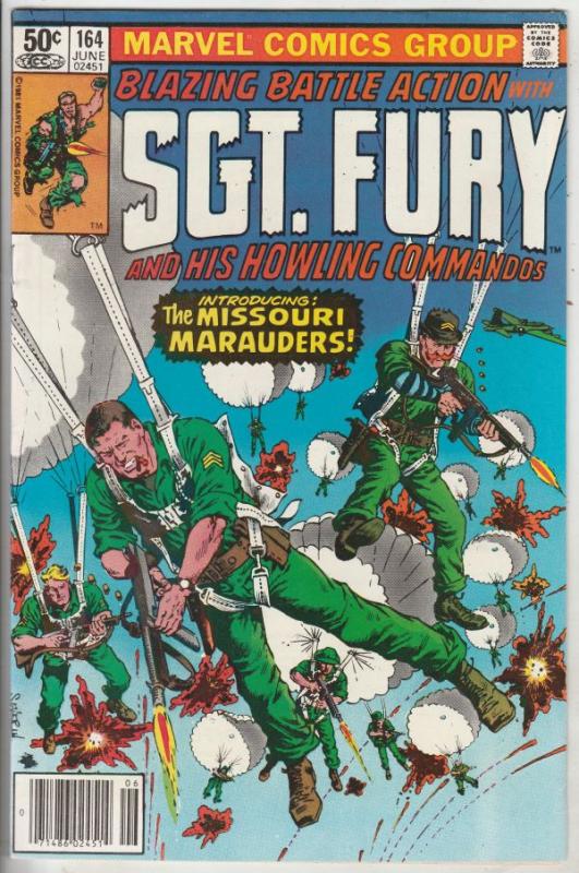 Sgt. Fury and His Howling Commandos #164 (Jun-80) NM- High-Grade Sgt. Fury, H...