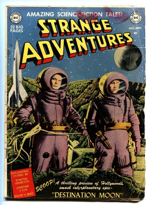 STRANGE ADVENTURES #1 comic book  1ST DC Science Fiction EDMOND HAMILTON