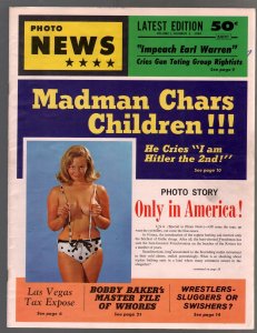 Photo News #4 1964-exploitation-scandal-Bill Ward art-spicy women-VF