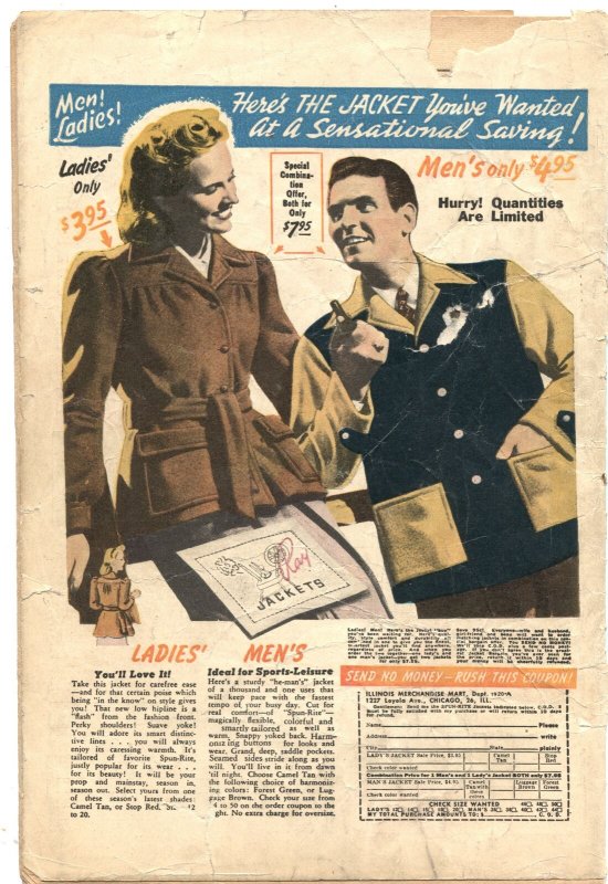 JUMBO #101-1947---SHEENA JUNGLE QUEEN---SKY GIRL BY MATT BAKER---SPICY