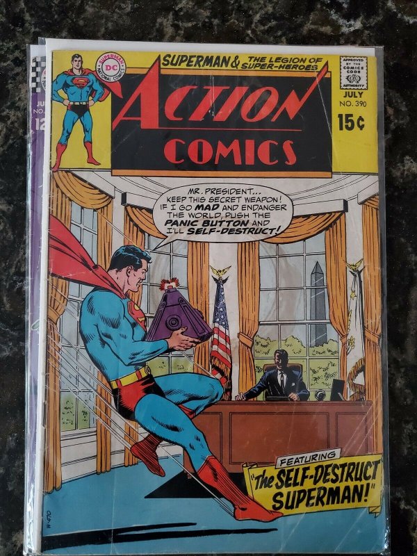 Action 390 GD/VG-- Reader Copy