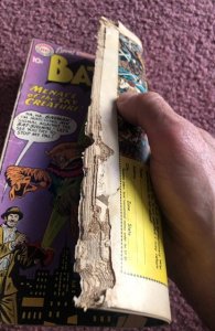 Batman #135 (1960)READER complete but terMite BITE!!