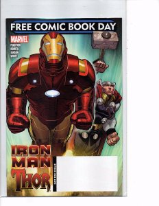 20010 Free Comic Book Day Lot Iron Man, Nova, Thor, Superman, Sonic the Hedgehog