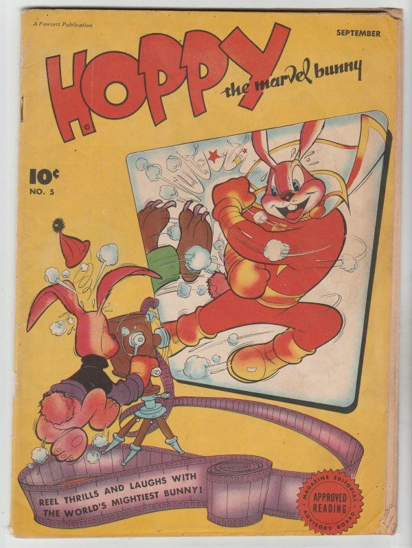 Hoppy The Marvel Bunny #5 (Sep-46) FN Mid-Grade Hoppy