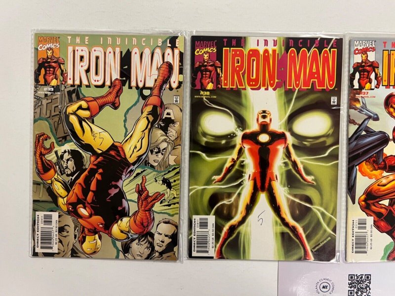 4 Iron Man Marvel Comic Books # 35 37 38 39 Avengers Defenders Hulk Thor 50 JS40