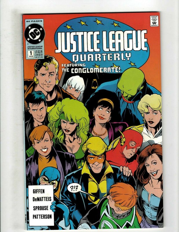 12 DC Comics Justice League Quarterly 1 2(2) 3 4 5 6 8 9 Wonder Woman + HG3 