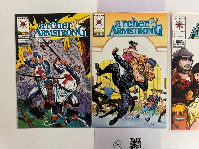 3 Archer & Armstrong Valiant Comic Books # 13 24 25 70 JS33