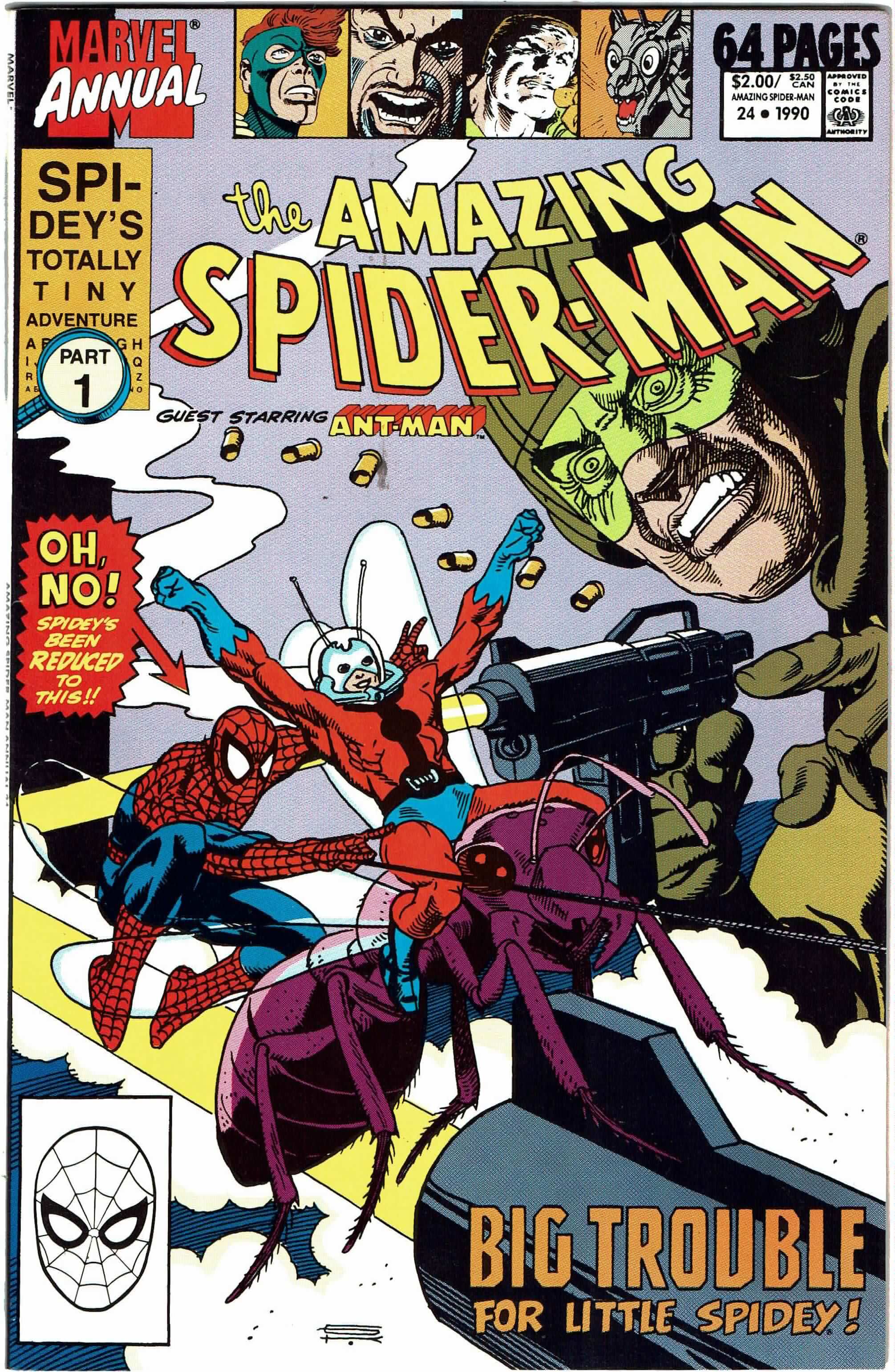 Amazing Spider-Man Annual #24 Gil Kane Steve Ditko Mike Zeck Ant-Man NM- |  Comic Books - Copper Age, Marvel, Spider-Man, Superhero / HipComic