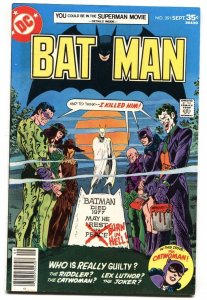 Batman #291 Rogues Gallery-Mark Jewlers variant  VF