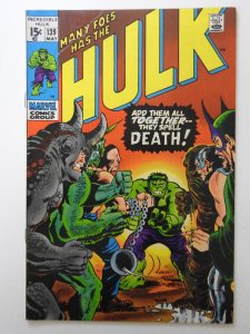 The Incredible Hulk #139 (1971) Rogue's Gallery Tear Front Cover GVG Con...