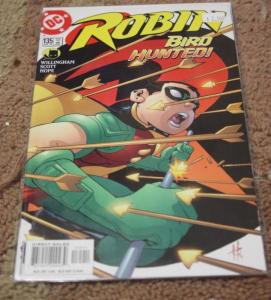 Robin comic #135 (Apr 2005, DC) tim drake bird hunted penguin