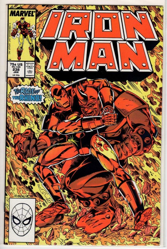 Iron Man #238 Direct Edition (1989) 9.6 NM+