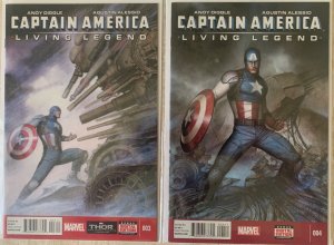 ADVENTURES OF CAPTAIN AMERICA 1-4 + CAPTAIN AMERICA: LIVING LEGEND 1-4 | VF/NM