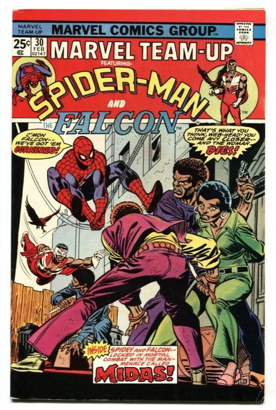 Marvel Team-up #30 1975 Spider-Man and Falcon VF