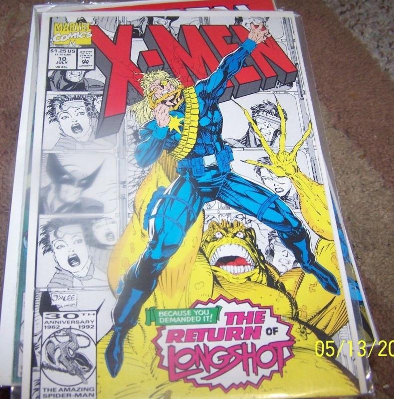 X men comic # 10 1992 return of longshot mojo jim lee gambit wolverine