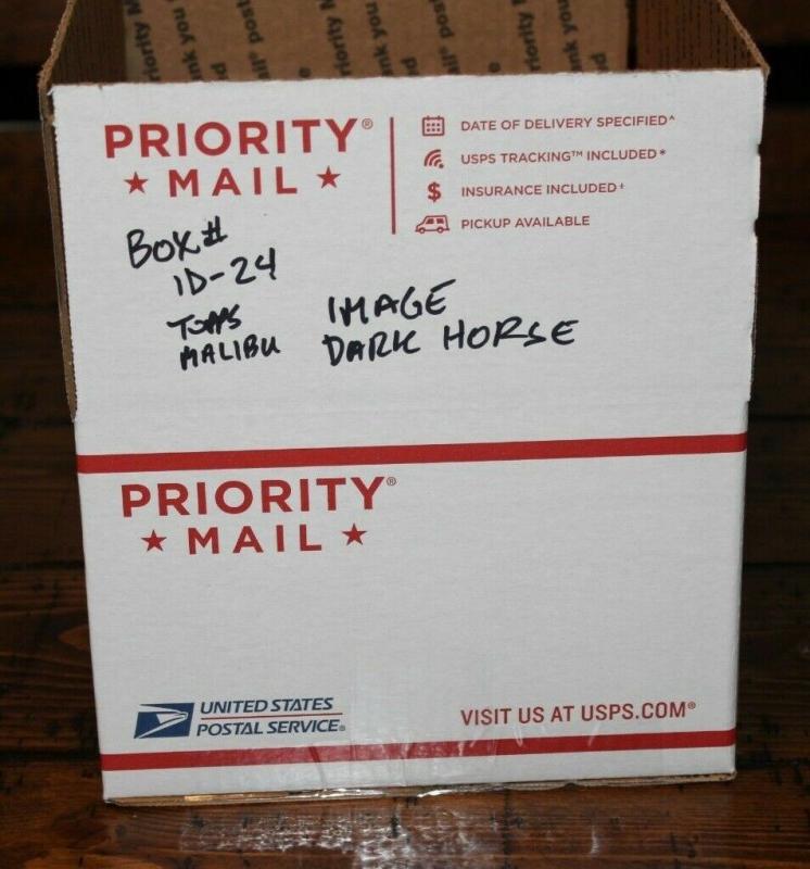 Medium Priority Mail Box Full of TOPPS IMAGE MALIBU DARK HORSE Comics Bulk Mixed