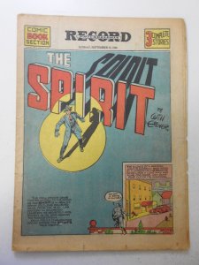 The Spirit #17 (1940) Newsprint Comic Insert Rare!