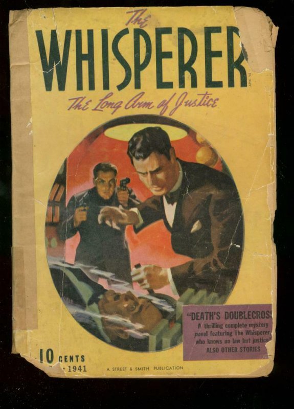 WHISPERER APRIL 1941 STREET SMITH DEATHS DOUBLECROSS FR