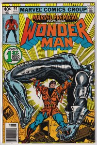 Marvel Premiere #55 Newsstand Edition (1980) Wonder Man