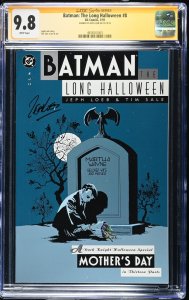 Batman The Long Halloween (1997) # 8 (CGC 9.8 SS) Signed Jeph Loeb *Census = 5