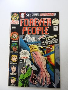 The Forever People #9 (1972) VG+ condition subscription crease