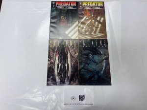 4 DARK HORSE comic books Predator Race War #2 4 Aliens Earth War #2 3 28 KM18