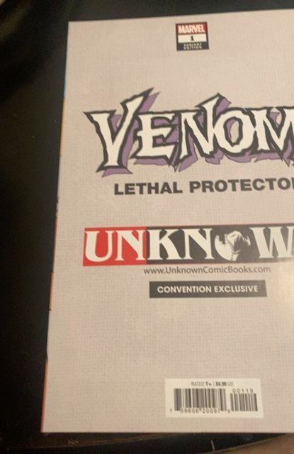 VENOM: LETHAL PROTECTOR #1 * NM+ * TYLER KIRKHAM CARNAGE VIRGIN VARIANT ???