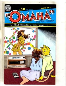 Lot Of 10 Omaha Kitchen Sink Comic Books # 9 10 11 12 13 14 15 16 17 18 JF1